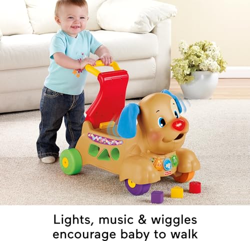 image for Fisher-Price Baby & Toddler Toy Laugh & Learn Stride-to-Ride Puppy Wal