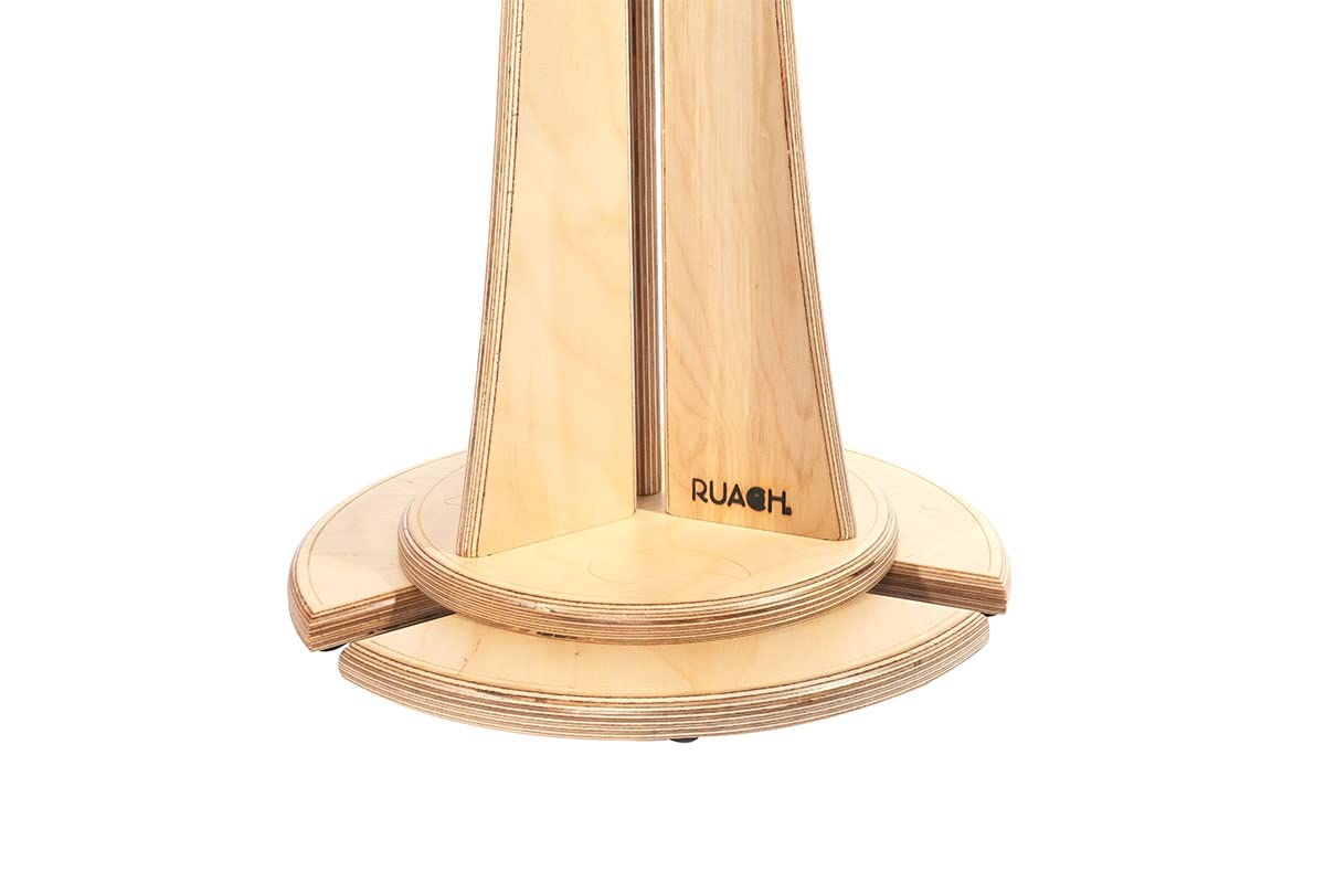 Ruach GS-1 Dreifacher Ständer für Akustik-/E-Gitarren, Birke