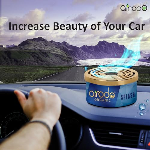Image of Airodo One Splash Organic Air Freshener, Strong Fiber Air Freshener to Freshen'up Your Air - 40 g,Air Accessories interior air fresheners and fresheners