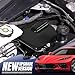 BILLFARO Front Strut Tower Covers,Carbon Fiber Painted Engine Bay Shock Protection Panel Cover Trim with Mag Ride Replacement for Corvette C8 C8.R 2020 2021 2022 2023