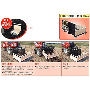 Amazon.co.jp: トラクターダンプ NA3R-1600 3点リンク仕様 整地