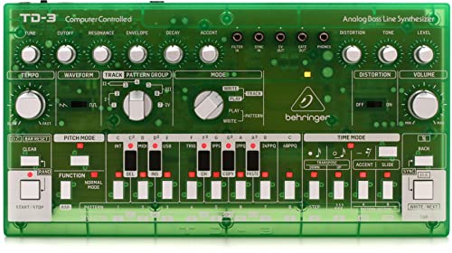 Behringer TD-3-LM Analog Bass Line Synthesizer - Lime