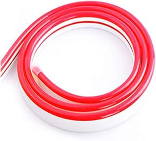 FEDBNET LED Neon Strip Light, 12V Low Voltage Silicone Led Strip Lights Rope, Flexible RGB LED Neon Light Strip, Waterproof, Multi Color LED Rope Light for Home Decoration