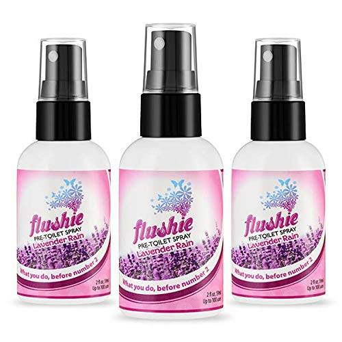 Flushie Pre-Toilet Sprays for Poop Travel Size Toiletries Bathroom Spray for Poop Spray for Toilet Deodorizer Traveling Essentials Poop deodorizer Poop Odor eliminator
