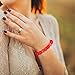 6 Pcs Lava Stone Bead Bracelet, Natural Gemstone Stretchy Bracelets- Aromatherapy Essential Oil Diffuser Healing Chakras Agate Crystal Elastic Lucky Bracelets Christmas gifts for Women Girls