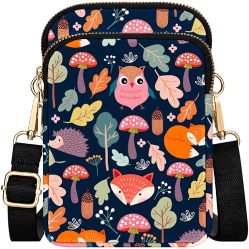 Image of YINHEXI Small Crossbody Bags for Women, Mini Cell Phone Wallet Purse, Shoulder Bag for Women and Men