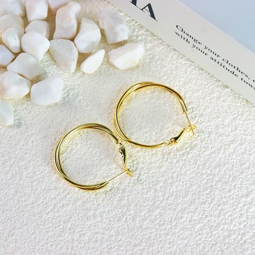 ToHeart Gold Twisted Hoop Earrings For Women Lightweight And Minimalist Gift4