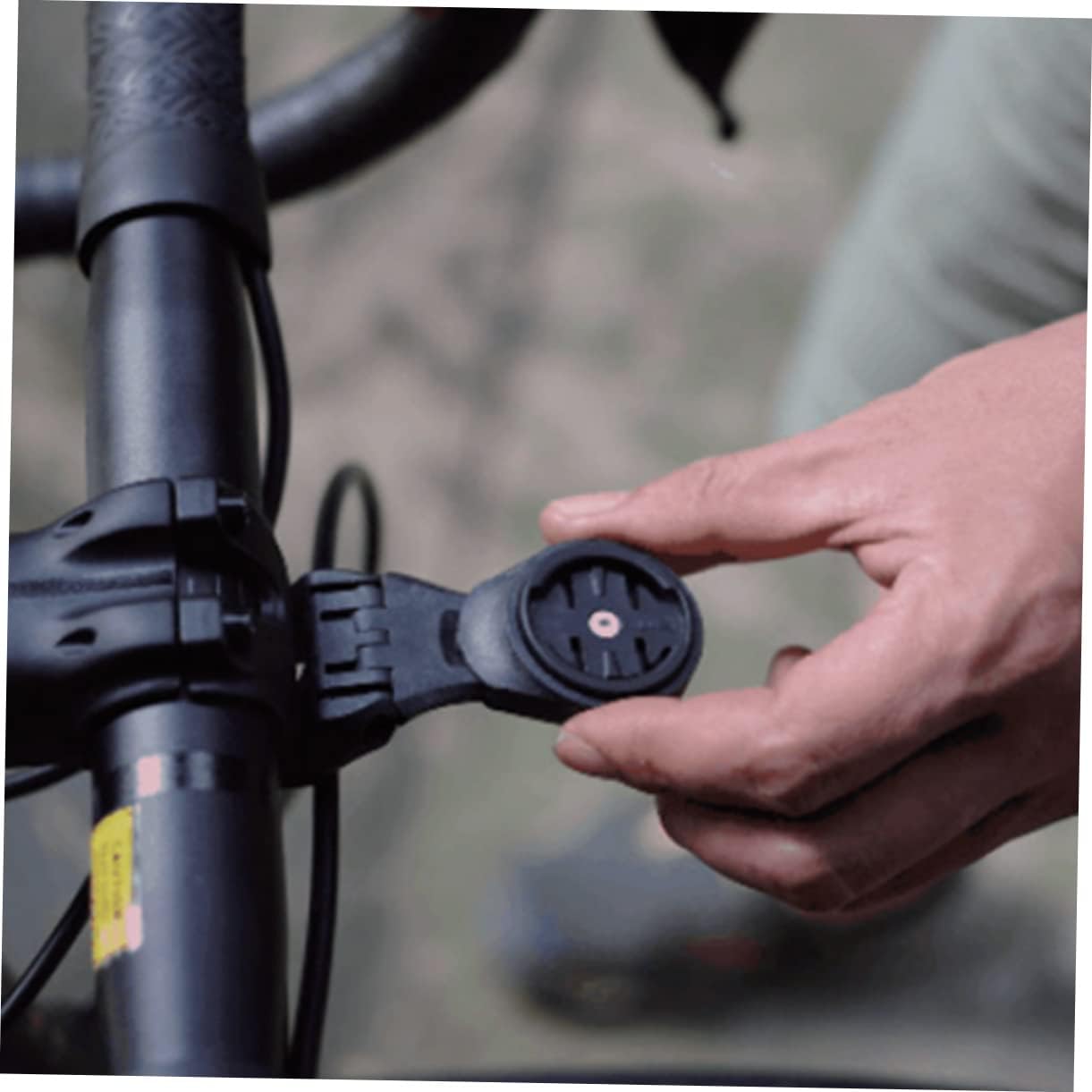 BESPORTBLE 2pcs Bike Computer Holder for Wahoo Giant Sturdy Carbon Fiber Bracket Stopwatch Holder Bike Lamp Extension Mount GPS Accessories for Outdoor Riding