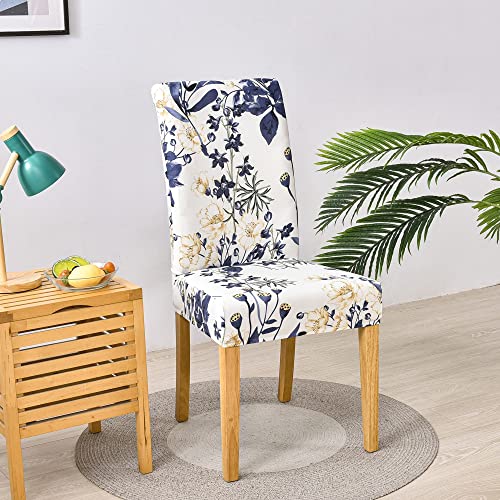 HZDHCLH Chair Covers Set of 4/6 Stretch Modern Chair Slipcovers for Dining Room Kitchen Wedding Party Washable Chair Protector(4pcs - Image 4