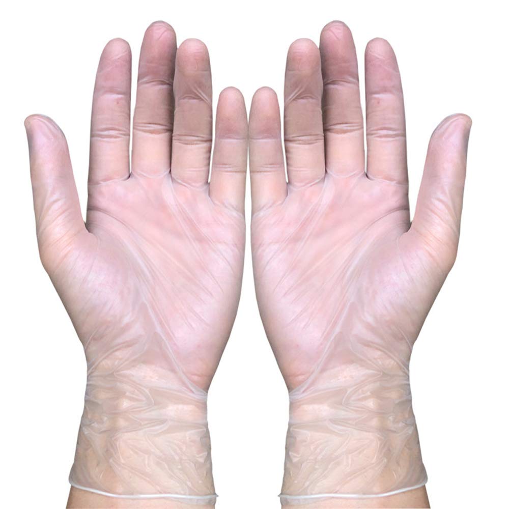 lidada2019 50 Pairs Nitrile Industrial Disposable Gloves, Comfortable Rubber Exam Gloves - Antibacterial,Resistant to Punctures,Non-Latex and Powder Free Gloves for Workshops Cleaning Mechanic Tasks