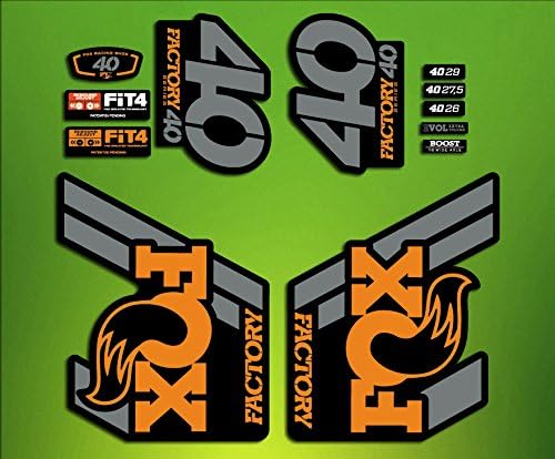 EGATINAS Stickers Fork Fox 40 2018 ELX82 Aufker Decals Self-Adhesive Decals Adessivi Forcela Gabel Fourche Forcella Adesivi