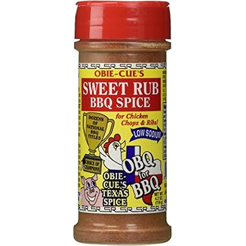 Obie-Cue's Sweet Rub BBQ Spice for Chicken, Chops & Ribs (4.2 oz) Cover