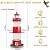 Decflow Bird Feeders for Outdoors Hanging, Metal Mesh Wild Bird Feeder for Outside Bird, 4 lbs Large Capacity Bird Seed Feeder for Finch Cardinal, Small Birds