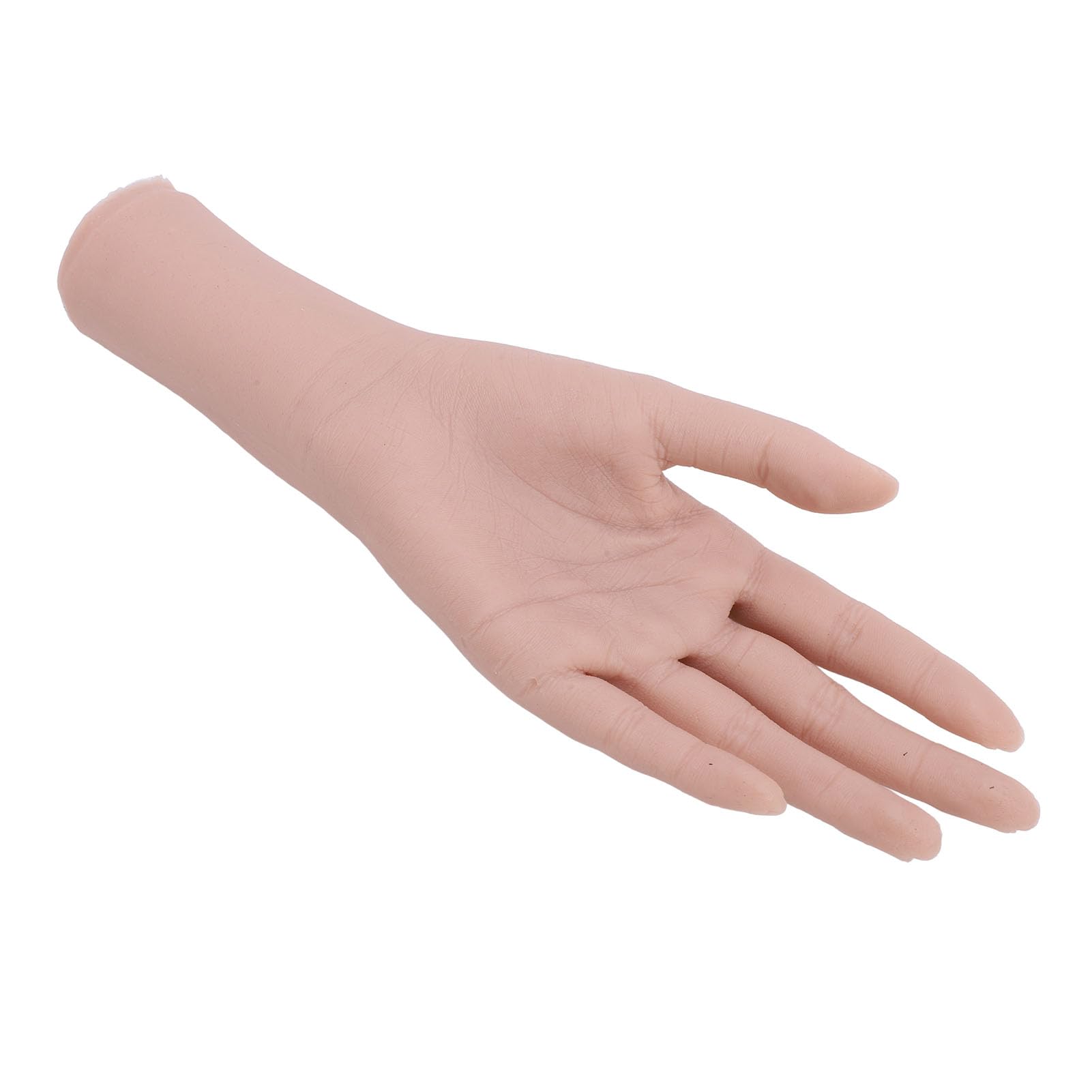 Semme Mano Izquierda de Práctica de Uñas de Silicona Suave para Mujer