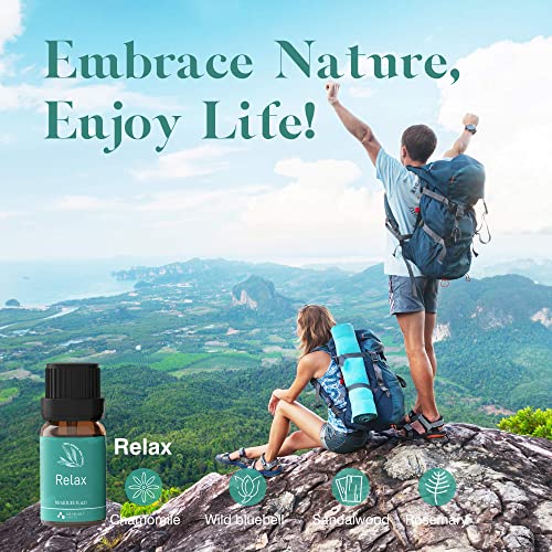 Asakuki WELL-BEING SET Essential Oil Blends, Essential Oils Set For Diffusers For Home, Well-Being Kit- Calming, Dreams, Breathe, Relaxing, Mood, Fresh Air Aromatherapy Oils thumb #4