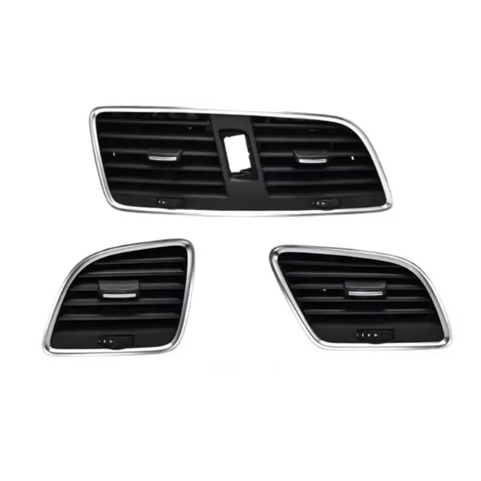 Air Conditioning Core Kit Fit For Q3 2012-2018 Center Console Air Outlet Car Interior Accessories Air Conditioning Vent Dashboard(3pcs)