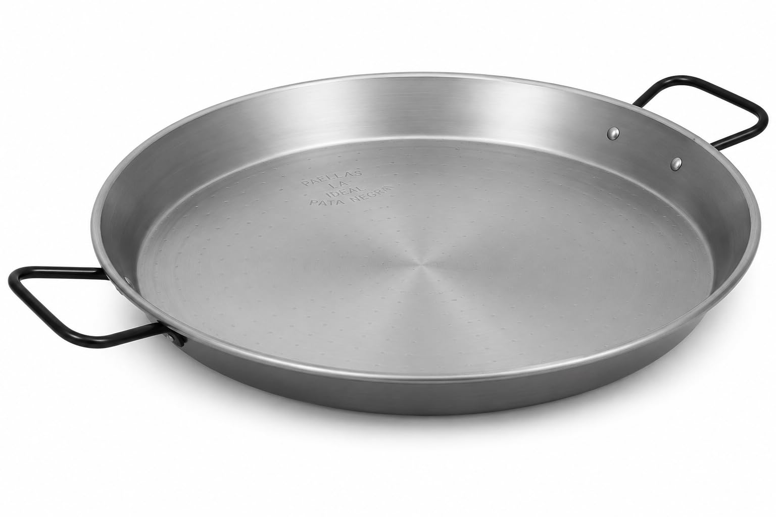 Poêle à paella induction 30cm Garcima La Ideal Pata Negra fer brossé