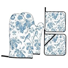 Blue and White Flowers