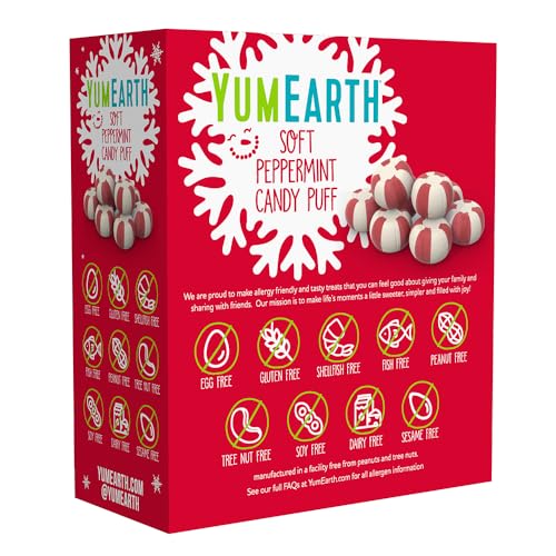 Image of YumEarth Holiday Peppermint Puff Box 20oz