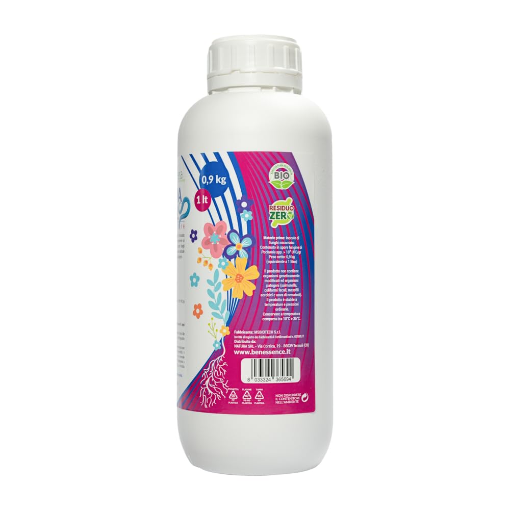 Nutrigenera - Nema Sol bio- Bioprotettore radicale (NEMATODI) con Pochonia clamidosporia e Arthrobotrys spp - 1L