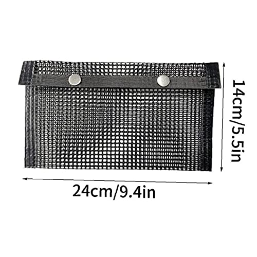 Allwiner Grill Mesh Bag No-Stick Mesh Grilling Bag Barbecue Hoge temperatuurbestendige Groentetas Zwart S, Barbecue-Grill Outdoor - Image 6