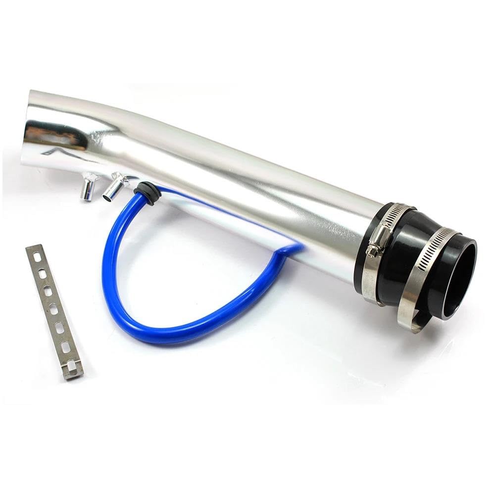 Admisión Aire Tubo Entrada Aire Aluminio Universal 76mm Para Frío Kit Tubería Conducto 3 Pulgadas Con Filtro Conexión Manguera Goma 63mm A Filtro Aire