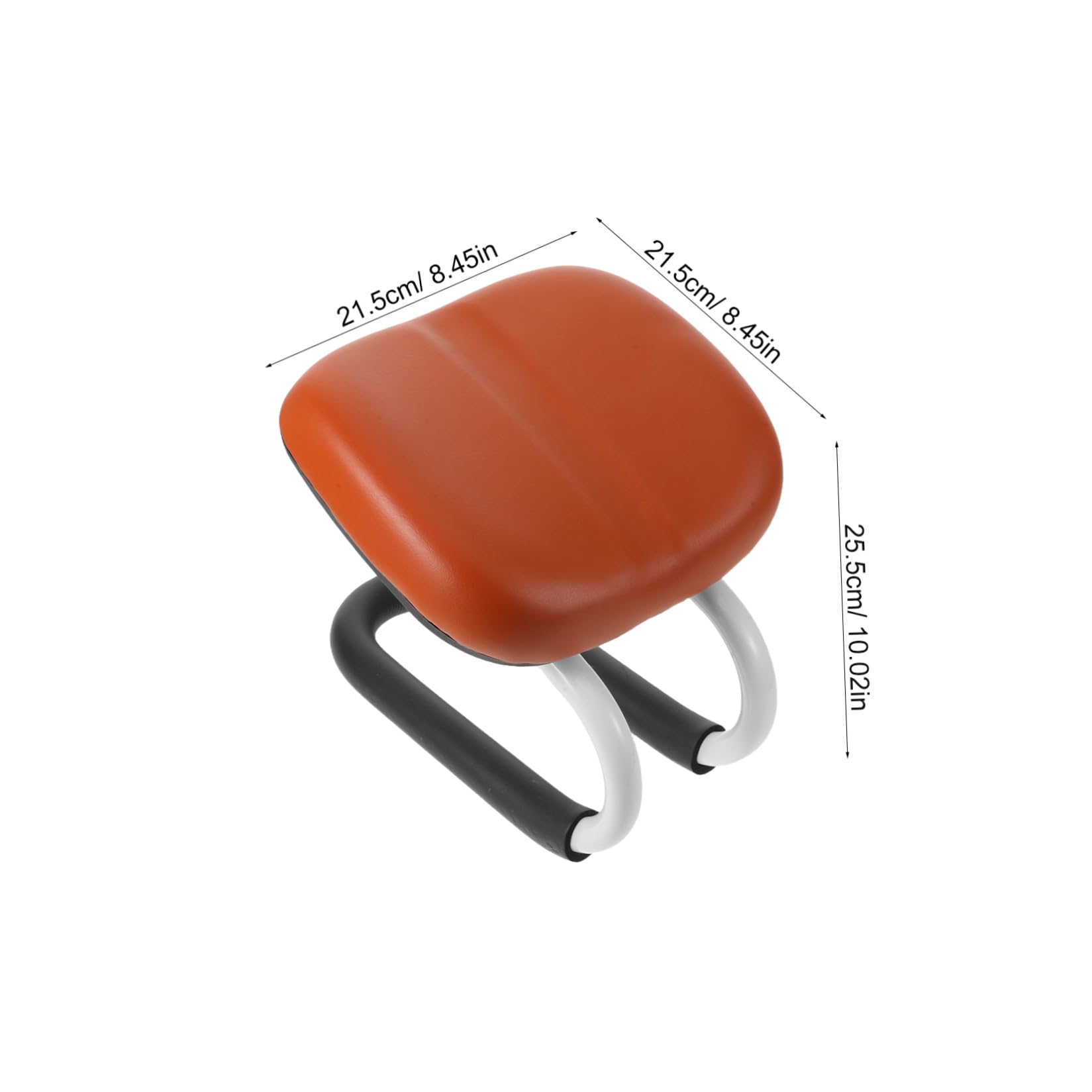 Panca da Meditazione Inginocchiata Regolabile Marrone, Portatile | Base Antiscivolo, Cuscino in Pelle Pu, per Sala Meditazione e Preghiera, Struttura Compatta 25,50x21,50x21,50cm