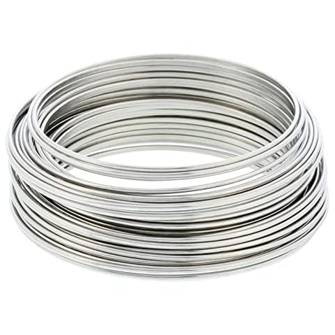 16Ga 1.4mm 16FT 304 Stainless Steel Wire for DIY Manual Arts and Crafts Wire Bailing Wire Sculpting Wire Artistic Wire Jewelry Making Wire Twine Bonsai Training Wire Garden Wire Cover