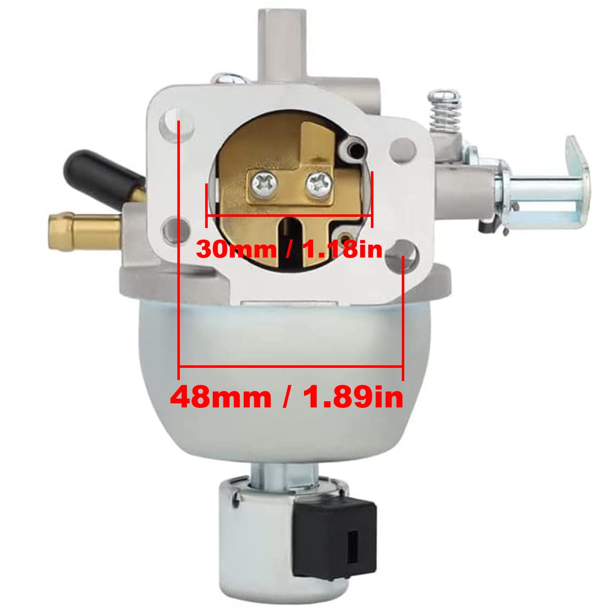 ZAMDOE Carburatore di Ricambio per Briggs 847395 846280 808725 846944 350772-0045-01 350772-0102-01 350776-0046-02 350777-0034-01 Motore, per JD LT-166 16 HP Vanguard Engine