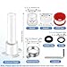 tooloflife 1Set Tub Spout Diverter Repair Kit with Assembly Tool, 4 in 1 Bathtub Faucet Spout Adapter Kit for 1/2'' & 3/4'' IPS