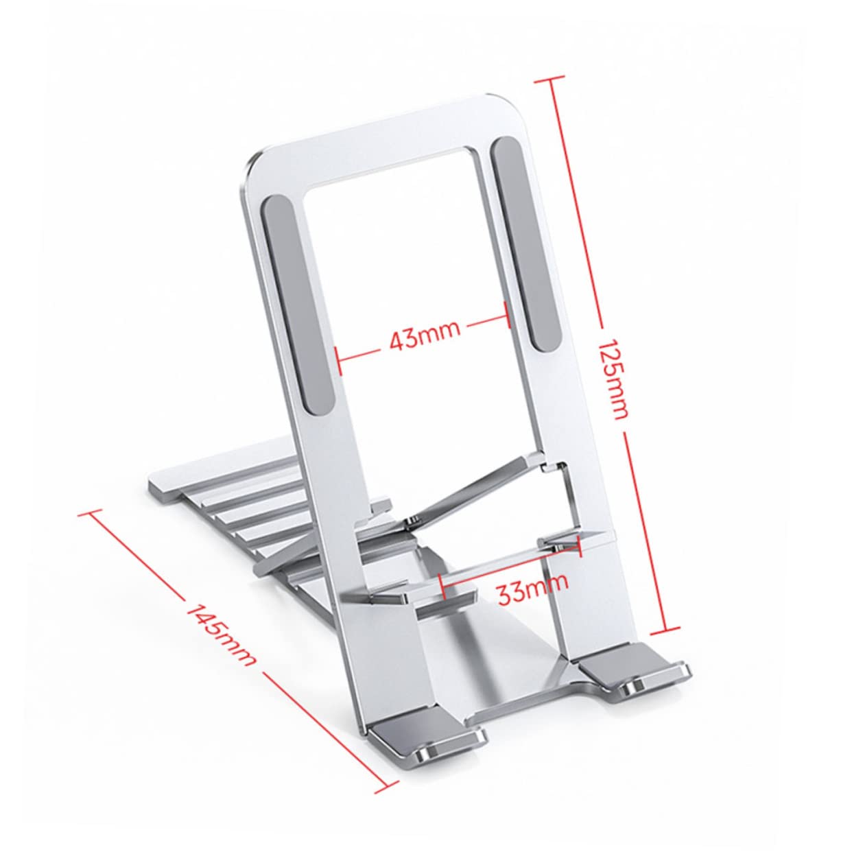 Hemobllo 3pezzi Supporto Per Telefono Da Scrivania Pieghevole e Portatile Supporto Per Smartphone e Tablet Design Elegante Per Casa Ufficio e Studio