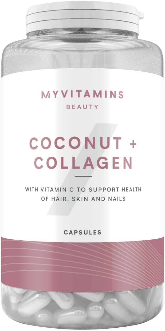 Coconut and Collagen V1, Unflavored, 180 Capsules