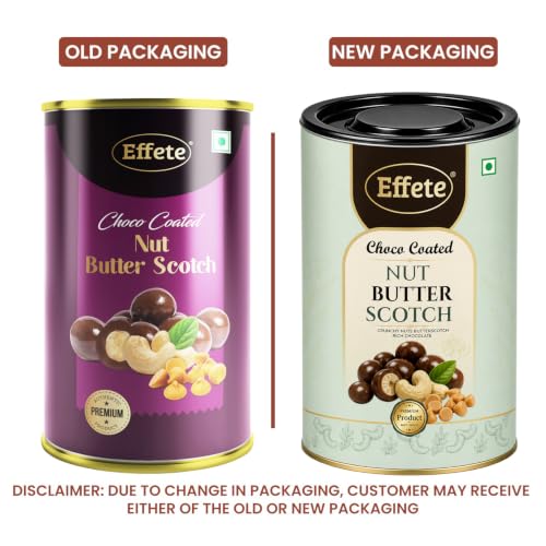 Image of Effete Choco Coated Nut Butter Scotch, Chocolaty Dryfruits, Butter Scotch chocolates packet, Chocolicious Butter Scotch, Premium Chocolate, chocolates gift pack, chocolate box (96gm)
