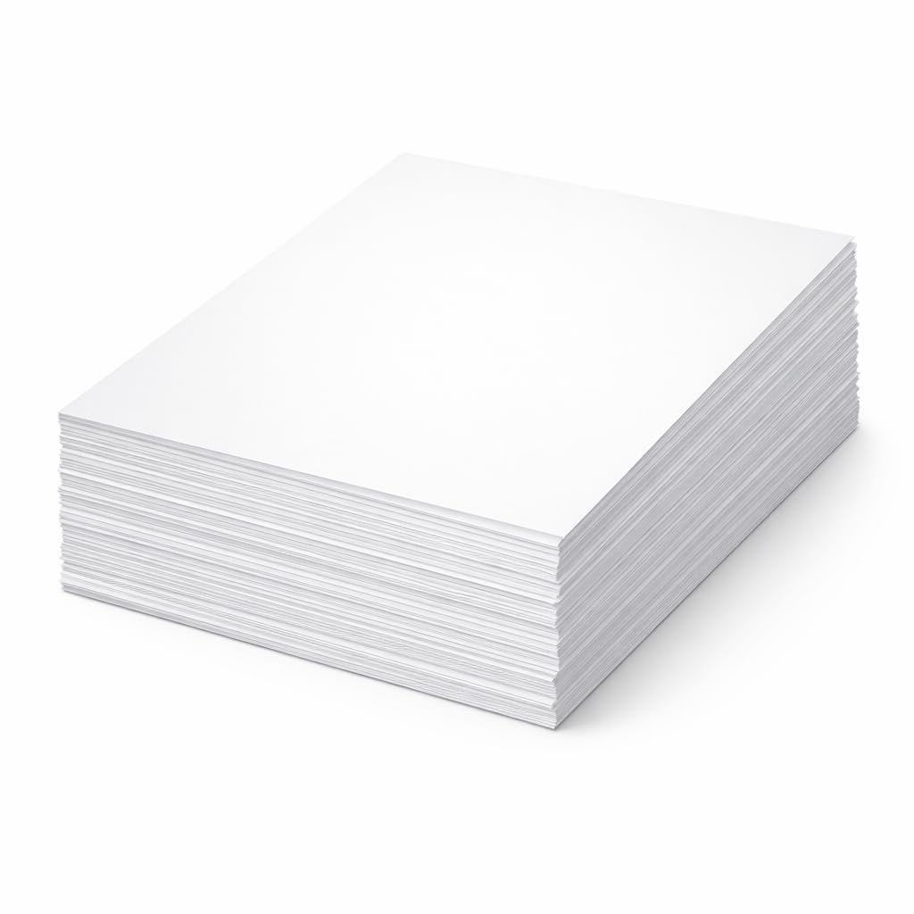 A3 Silk Coated Paper 170gsm – 50 Sheets – Smooth Semi-Matte Finish – White Printer Paper for Laser & Digital Printing, Flyers, Posters & Brochures