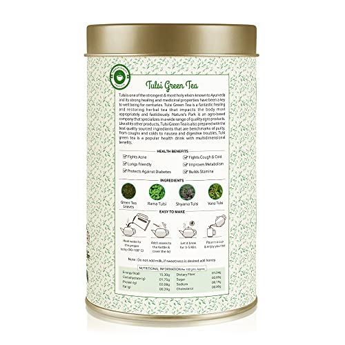 Image of NATURE'S PARK GREEN TEA (Basil (Tulsi), 125 Gm)