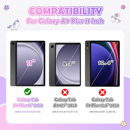 WESADN Case for Samsung Galaxy Tab A11+ Plus 2025/Galaxy Tab A9+ Plus Case - image 3