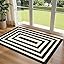 Geometric Border- Black/White