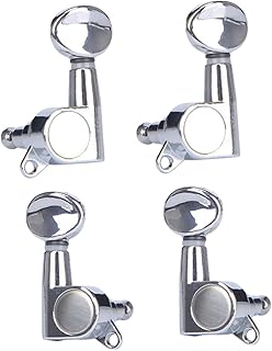 CORHAD 4 Pçs Afinadores De Ukulele De Cordas Botões De Guitarra Elétrica Afinador De Guitarra Peças De Guitarra Elétrica Ukulele Tarraxas De Corda Cravelhas Chaves Acessórios Chaves De