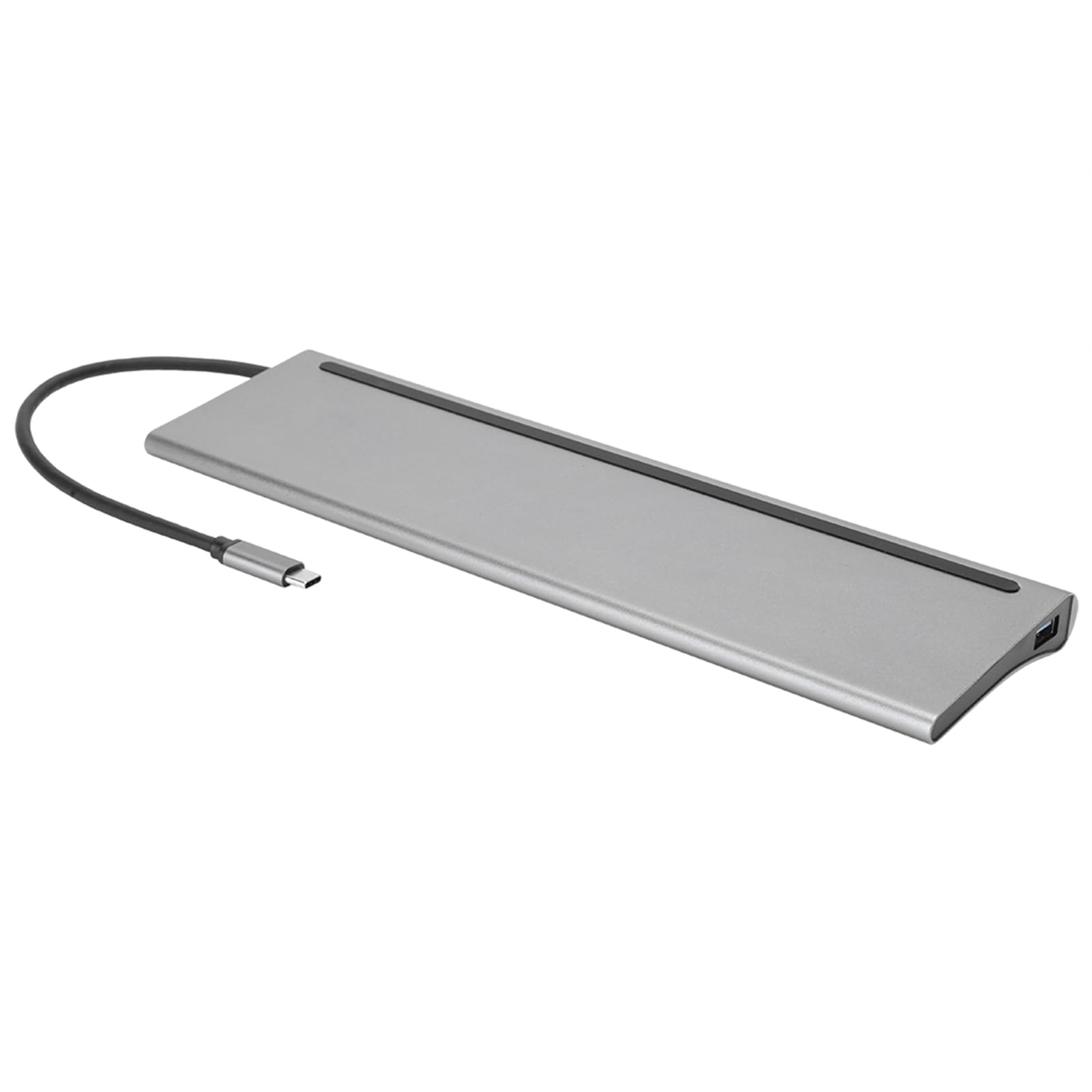 Generic Docking Station VGA USB Doppia 12 in 1 per Notebook di Tipo C con Ricarica PD Rapida per Impiegati in Lega di Alluminio