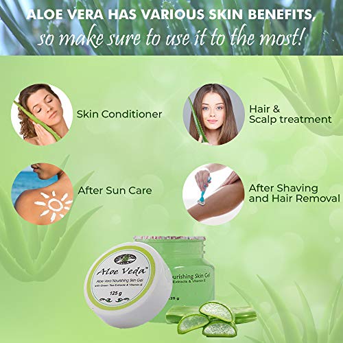 Image of Aloe Veda Aloe Vera Multipurpose Beauty Gel for Face,Skin and Hair- Pure Natural Gel - Ideal for Skin, Face, Acne Scars, Hair Care, Moisturizer & Dark Circles Pack of 1