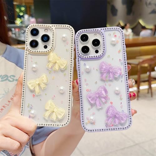 Coque iPhone 16 Pro Max nœud papillon 3D le cadeau idéal pour femmes et filles - 2