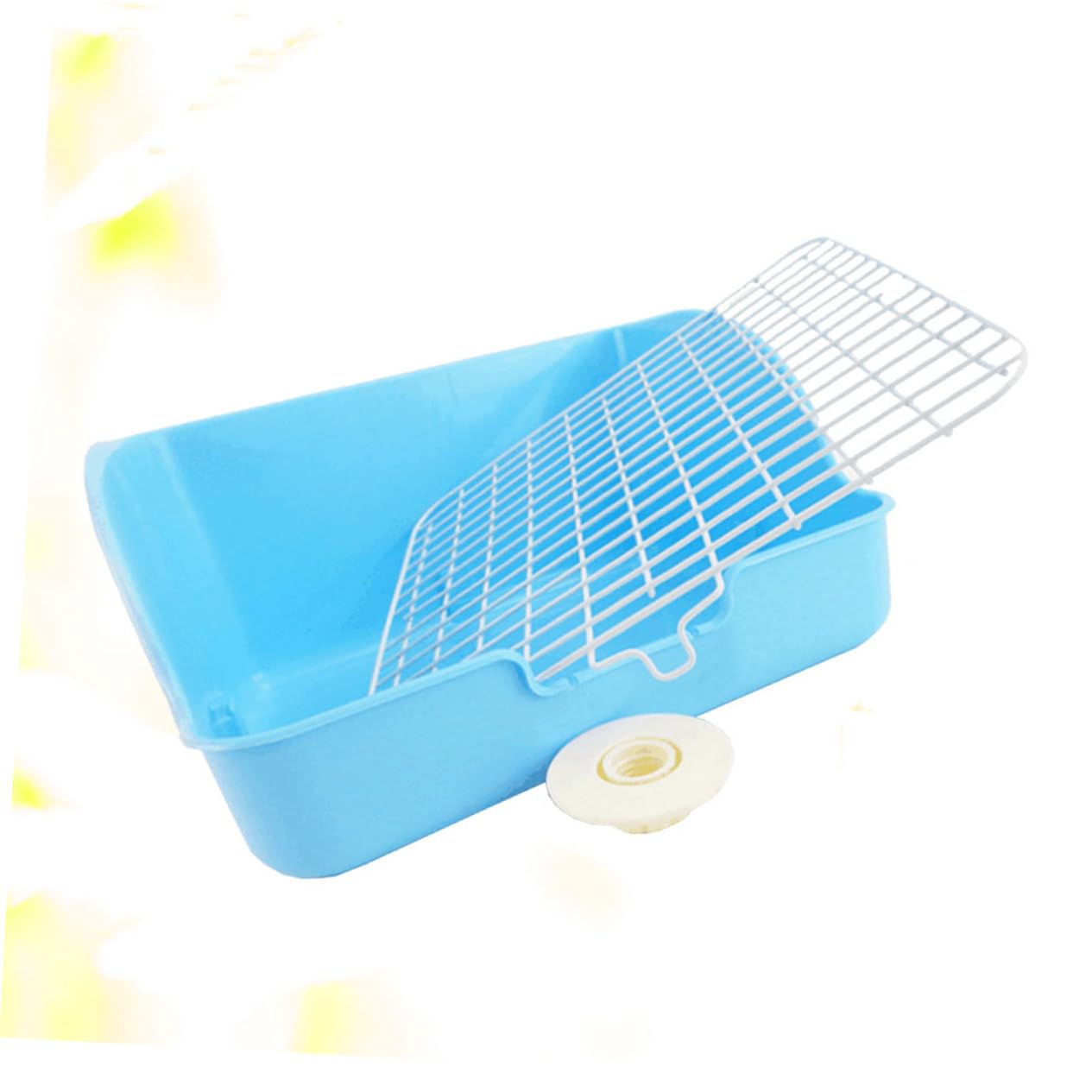 Toddmomy Sturdy Indoor Rabbit Toilet Pet Toilet Tray Box Rabbit Potty Training Bunny Cage