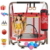 Amazon.co.jp: 子供用トランポリン 室内140cm家庭用 大型 安全ネット