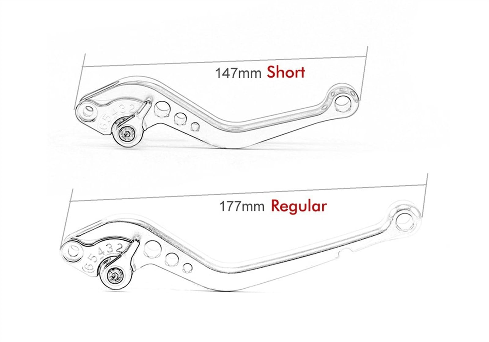 NINOMA Compatibel Met Yamaha FZS 600 Fazer BT 1100 Bulldog TDM 900 Motorfiets Koppelingshendel Hevels CNC Opvouwbaar Verstelbare Aluminium (Color : Gold
