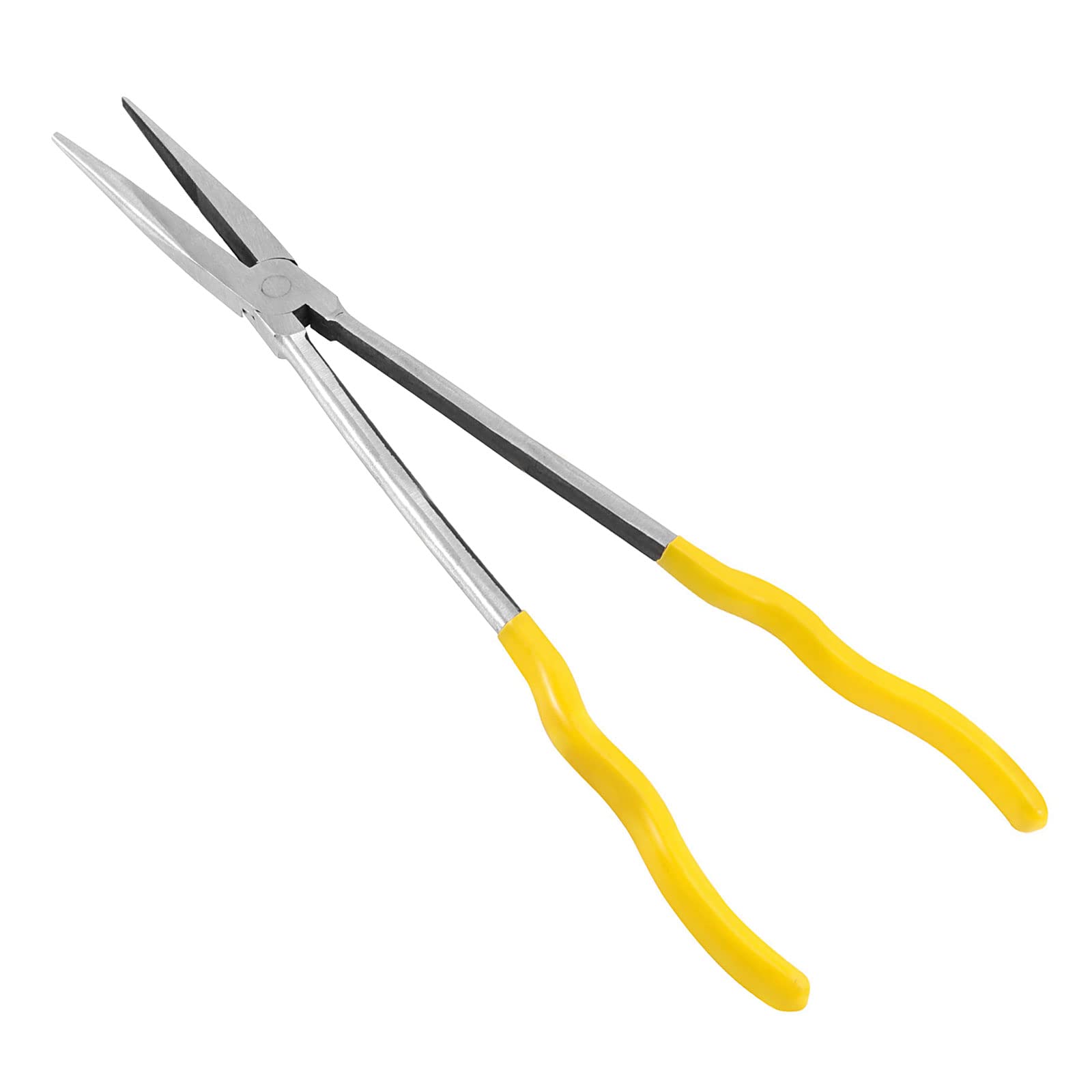 MOUYAT Zestaw szczypiec do nosa o długości 45 cm, prosty, bardzo długi zasięg zestaw szczypiec w zestawie 45 stopni, kąt 90 stopni, długie szczypce z uchwytem PVC do skręcania drutu, 3 szt