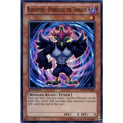 Yu-Gi-Oh! Blackwing - Hurricane The Tornado DRLG-EN029 Super Rare | 1. Edition | Dragons Of Legend