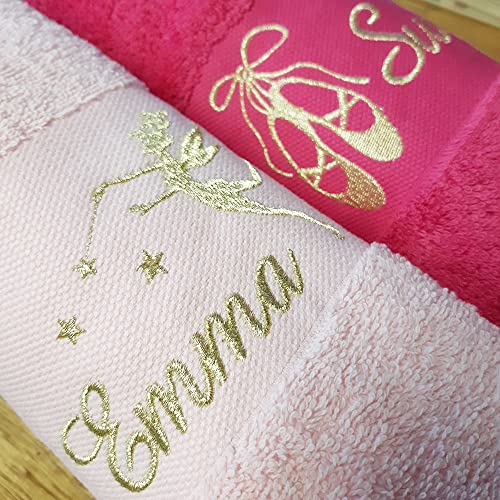 Serviette brodée personnalisée prénom coton 450g - 3