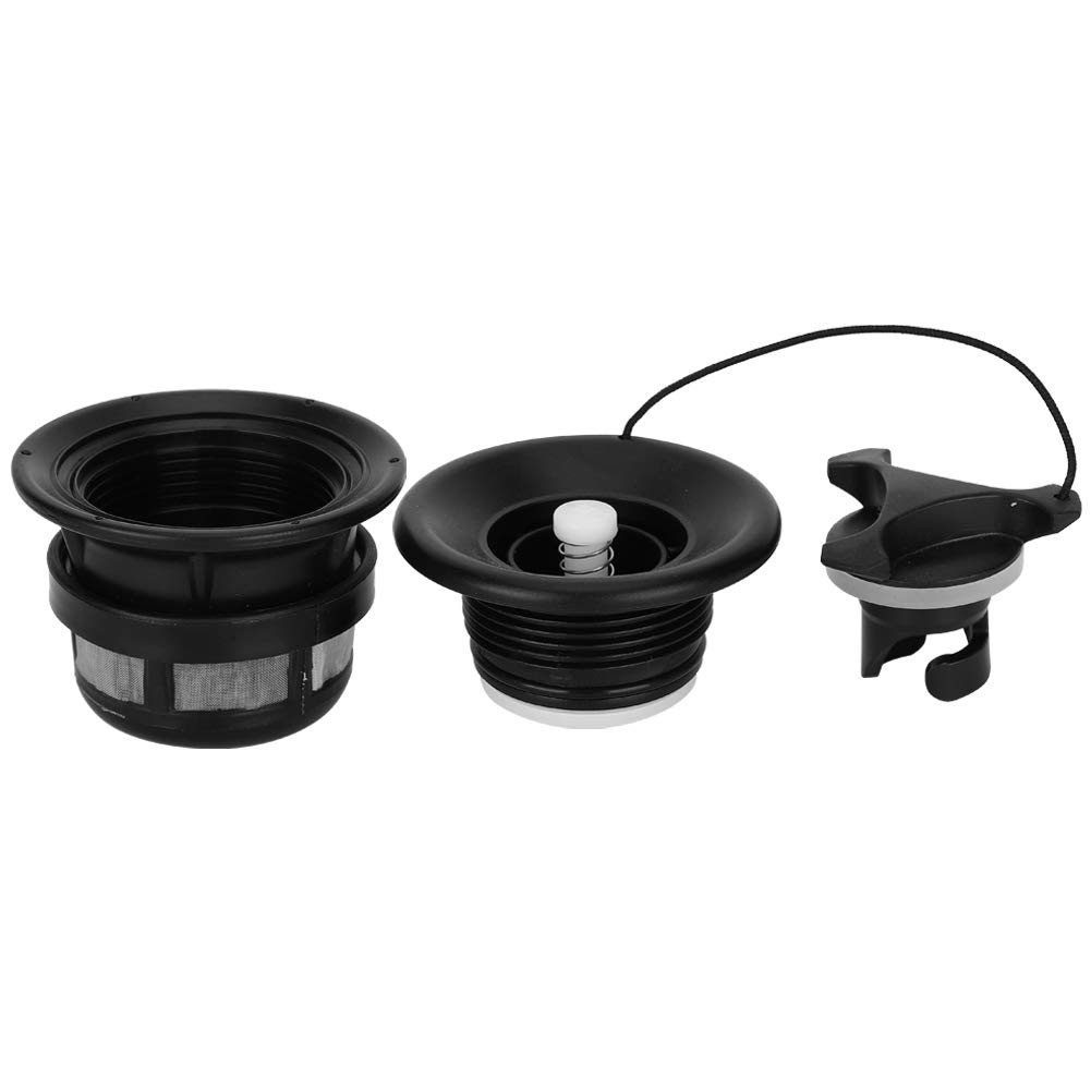 Schlauchboot Luftventil, Ersatzventil, PVC Bootventil, 3-Stückes Set für Aufblasbare Kanus und Kajaks