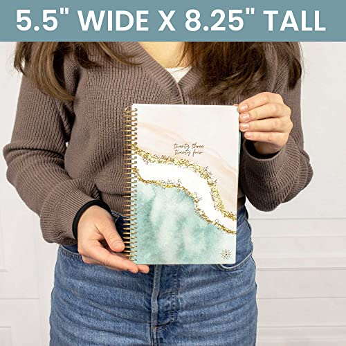 Bloom Daily Planners 2023-2024 Academic Year Day Planner (July 2023 - July 2024) - 5.5” X 8.25” - Weekly/Monthly Agenda Organizer Book With Stickers & Bookmark - Daydream Believer, Pink & Blue #TOP5