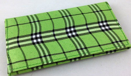 Scottish Plaid Rollup Double Pocket Tri Fold Pipe Pouch Asst Prints 1158 #TOP3